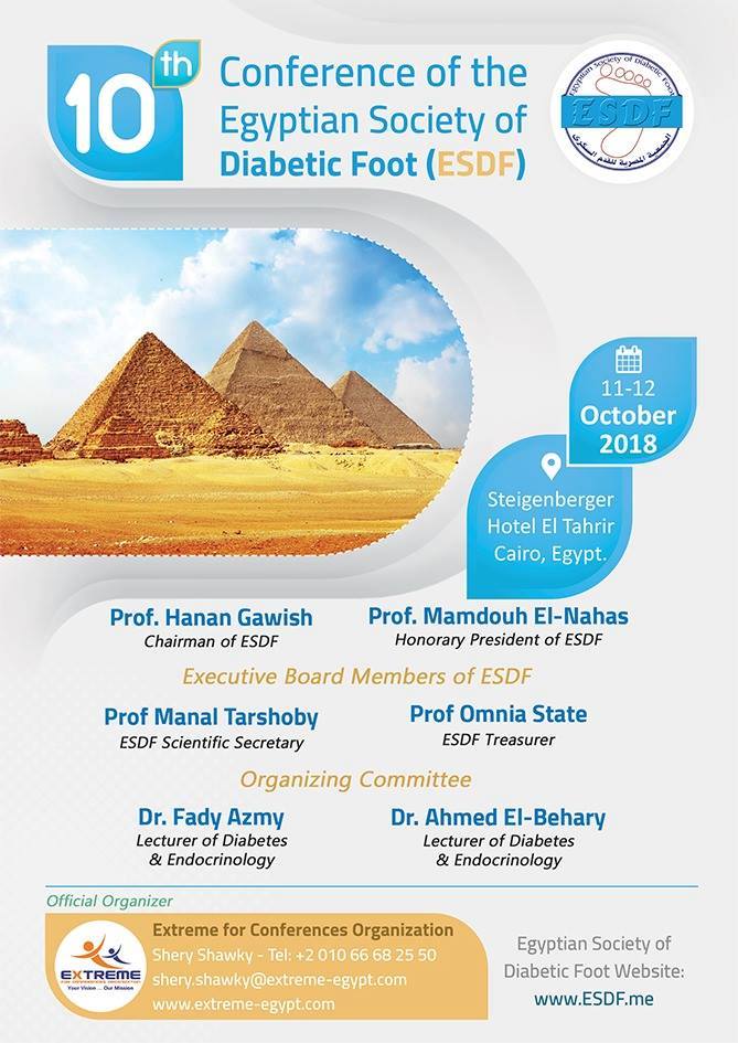 المؤتمر السنوي العلمي العاشر للجمعية المصرية للقدم السكري