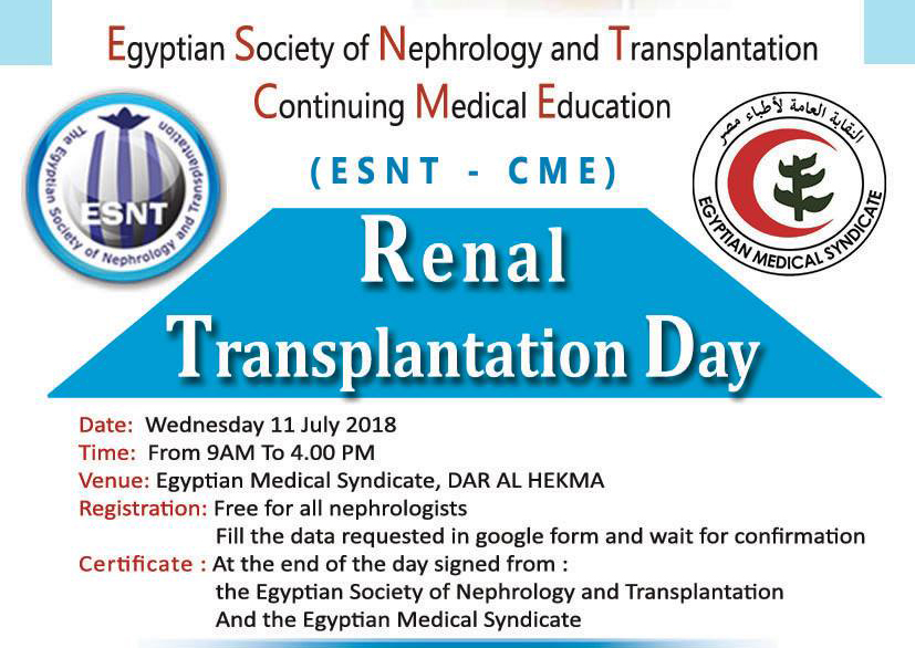 ESNT Renal Transplantation Day