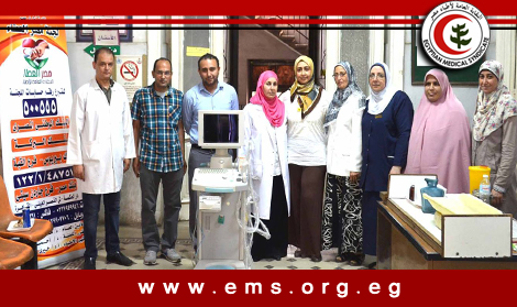 بالصور: مصر العطاء تهدى مركز رعاية الطفل بالعباسية جهاز سونار بتكلفة 120 ألف جنيه