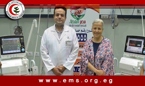 بالصور: مصر العطاء تتبرع بعدد من الاجهزة الطبية المتطورة بقيمة نصف مليون لمستشفى المطرية