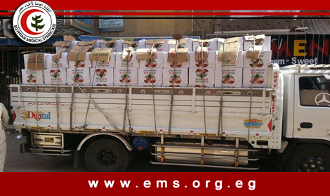 بالصور: مصر العطاء توزع 700 كرتونة رمضانية على فقراء وأرامل محافظة القليوبية