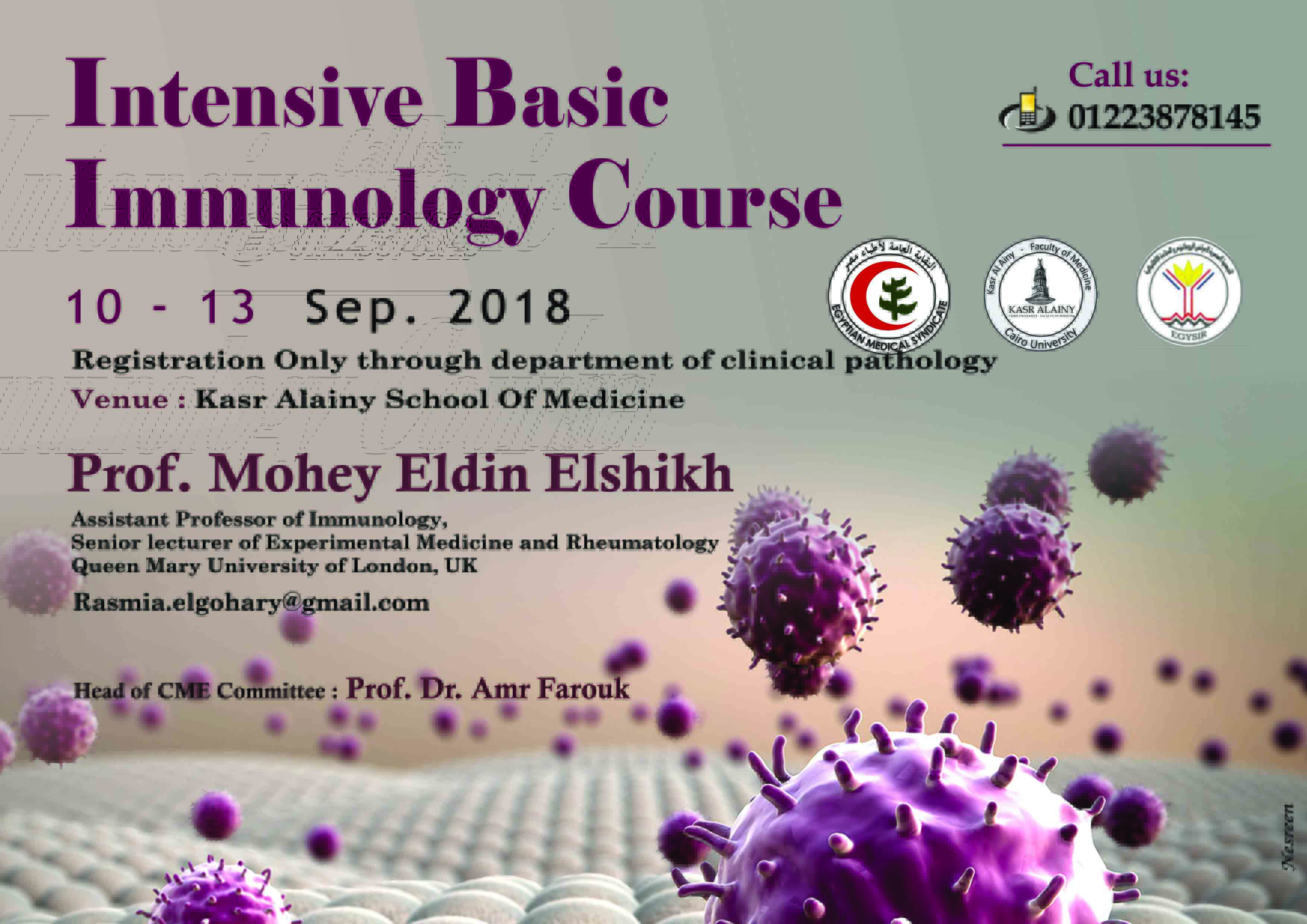 Intensive Basic Immunology Course